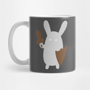 Cute Bunny Rabbit Warrior Mug